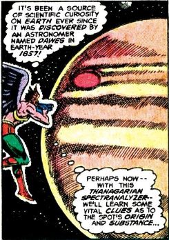 Hawkman checking out Jupiter