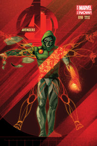 Avengers A.I. #10, Doctor Doom as Vitruvian Man