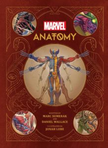 Marvel Anatomy, Wolverine as a kind of Vitruvian Man