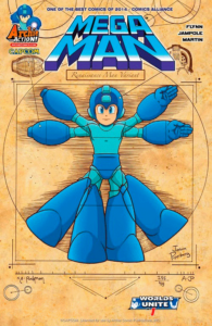 Mega Man Worlds Collide #1, Mega Man as Vitruvian Man