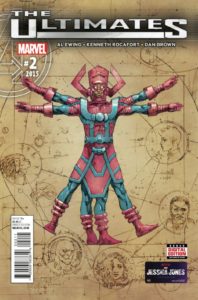 The Ultimates #2, Galactus as Vitruvian Man