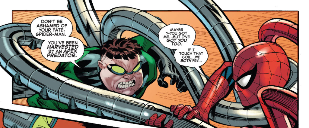 Doctor Cotopus fighting Spider-Man